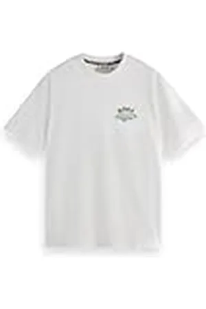 Scotch&Soda Voor- en achterkant Kunstwerk Relaxed Fit T-shirt, , L