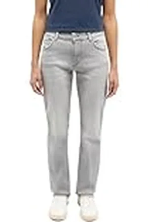 Mustang Damesstijl Crosby Relaxed Straight Jeans, , 27W x 34L