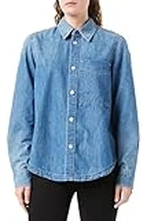 G-Star RAW Dames 1-pocket ls Wmn Shirt, Blue (Faded Cadet Blue D23240-D303-D890), L, , L