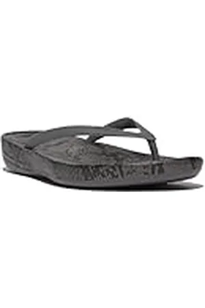 FitFlop Ergonomische teenslippers met slangenprint voor dames, , 40 EU