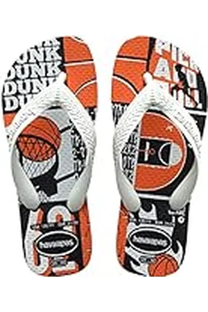 Havaianas Heren Kids Atletische Flip-Flop, Nieuw Grafiet/Wit, 9 UK, , 9 UK