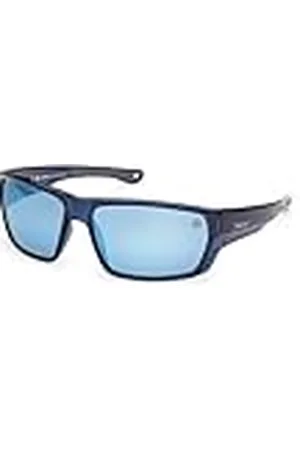 Timberland TB00002 Zonnebril voor heren, casual, licht, rechthoekige lensvorm, inclusief etui, gepolariseerde rookglazen, , , eenheidsmaat, , one size