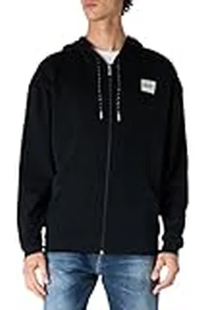 HUGO BOSS Heren zilveren logo jas H Loungew_Sweatshirt, 1, XL, , XL