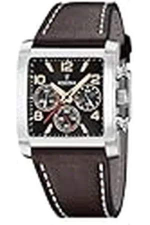Festina Heren analoog kwartshorloge met leren armband F20653/4