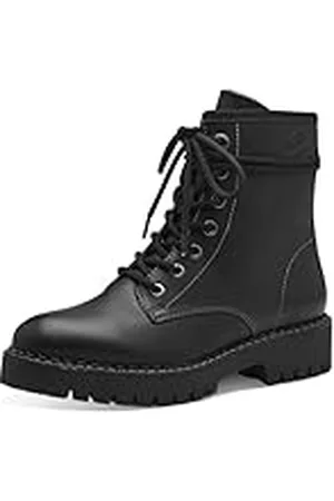 QS by s.Oliver Dames Lace Boot Flat 5-25213-41 Enkellaarsjes, , 37 EU