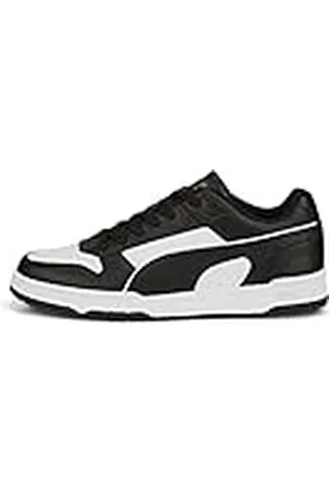 PUMA Rbd Game Laag uniseks-volwassene Sneaker Laag-Top, BLACK- WHITE- TEAM GOLD, 44 EU