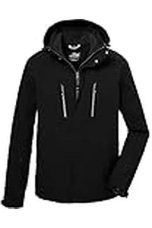 Killtec Heren Functionele jas met capuchon/outdoorjas is waterdicht KOW 192 MN JCKT, black, M, 41374-000