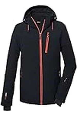 Killtec Heren Ski-jack/jack in donslook met afritsbare capuchon en sneeuwvanger KSW 68 MN SKI QLTD JCKT, black, XL, 39732-000