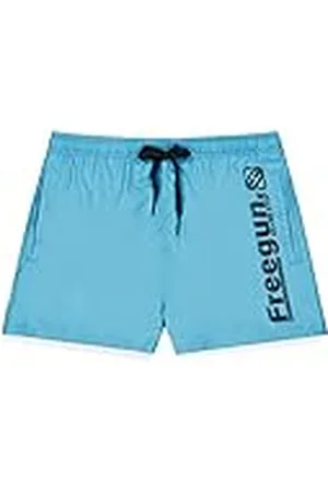 Freegun Badpak voor jongens, sneldrogend, zwemshorts voor kinderen, strand, comfortabel, met zakken, , zwart, maat 14/16 jaar, , 14-16 Jaren