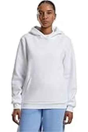 Urban classics Damestrui met capuchon, fluffy hoody, pluizige capuchontrui voor vrouwen, losse pasvorm, , L