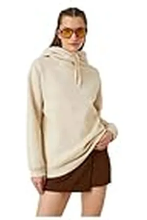 Koton Dames Basic Sweatshirt met Kapuze, , L, , L