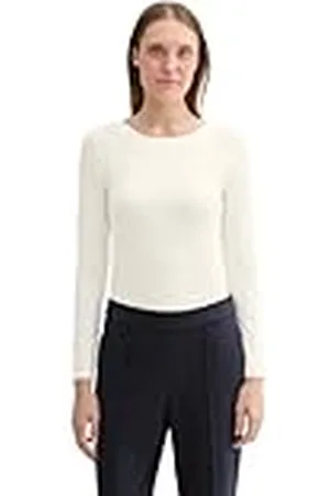 TOM TAILOR T-shirt met lange mouwen voor dames, , XL
