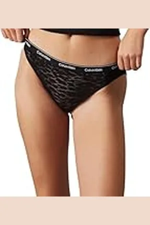 Calvin Klein Dames Bikini 3Pk 000QD5069E Brief, Multi (Zwart/Ivoor/Troposhere), XS, , XS