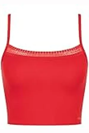Sloggi Dames Go Ribbed Crop Top Pyjama Top, , L