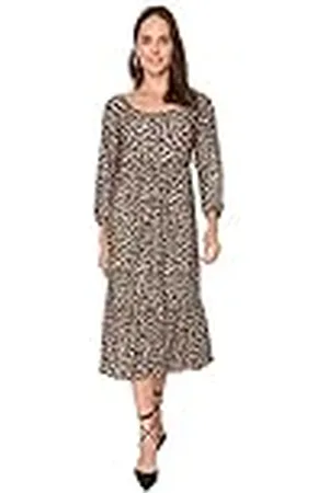 Trendyol Woman Midi Standard Scoop Neck Knit Jurk Dames, , XS