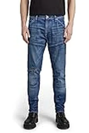 G-Star Raw heren skinny jeans 5620 3D Zip Knee Skinny,blauw (gekleurd water C051-D336),31W / 32L