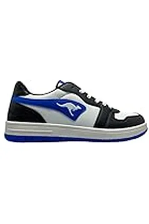 KangaROOS Unisex K-Watch Board Sneaker, Jet Black/Classic Blue, 44 EU, , 44 EU