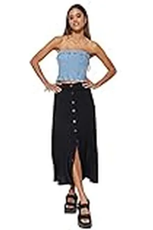 Trendyol Dames Midi Flared Skirt Geweven Rok, , 38, , 64