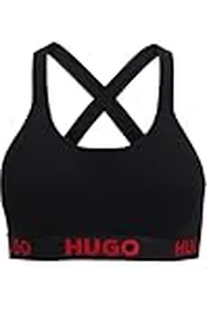 HUGO BOSS Bralette Padded Sporty Logo BH voor dames, , XXL