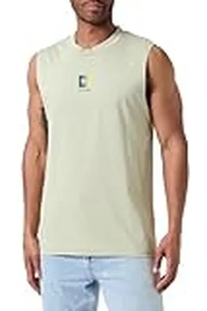 JACK & JONES Heren Jcobeech logo mouwloos T-shirt, , S