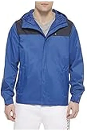 Tommy Hilfiger Lichtgewicht ademende waterdichte Legacy regenjas met capuchon voor heren, XL
