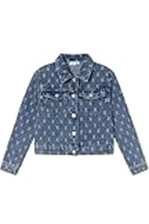 NAME IT NKFPHINE DNM Jacket 5352-ZA N Jeansjack, Dark Blue Denim, 134 voor meisjes, , 134