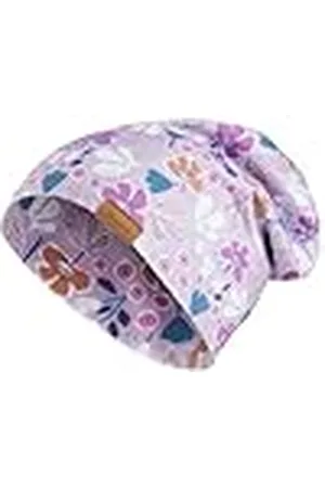 Sterntaler Meisjes vlamgaren jersey bedrukt met bloemen beanie muts, , 51