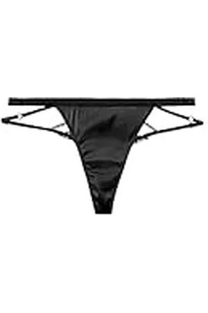 Aubade Womens Sweet Addiction P026T Thong Panties, Noir, One size