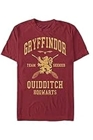 Harry Potter WARNER BROS Heren Griffoendor Zwerkbal Zoekert-Shirt T, , M