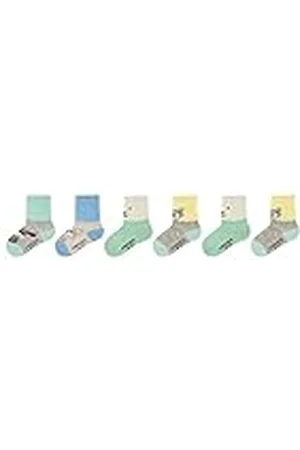 Camano 1106118000 - Baby ca-soft organic katoenen sokken 6 paar, maat 23/26, kleur offwhite, , 23 EU