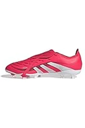 adidas Uniseks-Volwassen PREDATOR LEAGUE FOLD-OVER TONGUE Firm Ground/Multi Ground Football boots, Lucid Red/Cloud White/Core Black, 40 EU