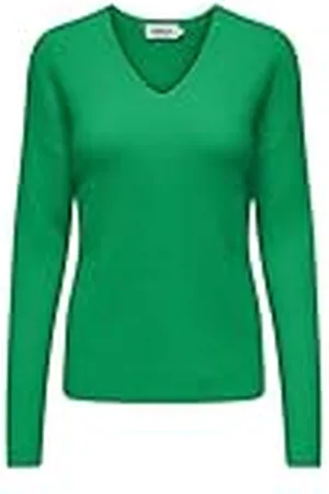 ONLY Gebreide trui voor dames met V-hals, , 3XL