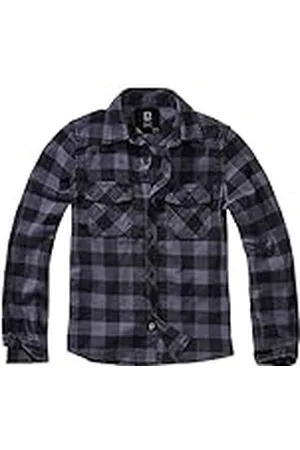 Brandit Kids Check Shirt met lange mouwen, verschillende kleurvarianten, maten S (122/128) tot XXL (170/176), , 134/140 cm