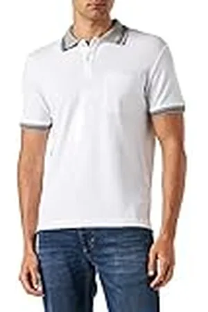 Geox Heren M Polo Shirt, optisch wit, S, , S