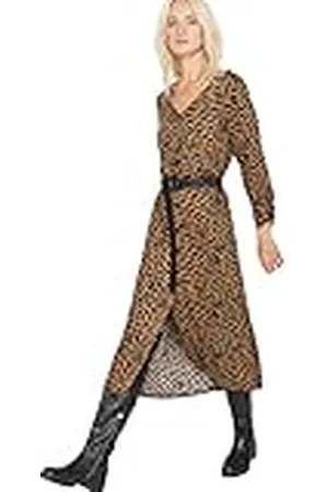 Trendyol Dames Woman Mini Shift Turndown Collar Knit Dress Jurk, , XS