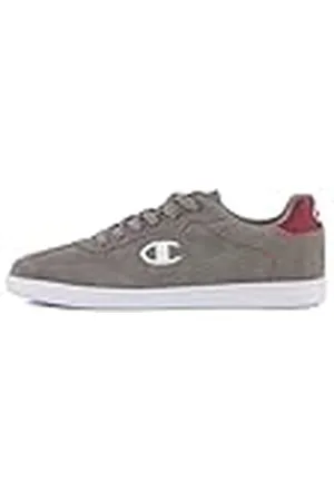 Champion Prestige MS Low herensneakers, donkergrijs/bordeaux (ES008), 41 EU, , 41 EU
