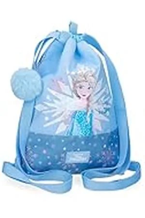 Disney Joumma Bags "Frozen Magic" kinderrugzak, , van polyester, verstelbare bandjes voor comfortabel dragen, verschillende vakken, met blauwe pompon, , Rugzak