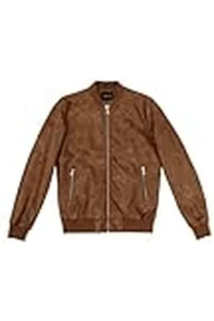 GIANNI LUPO Bomberjack in lederlook, , L voor heren, , S-XXL