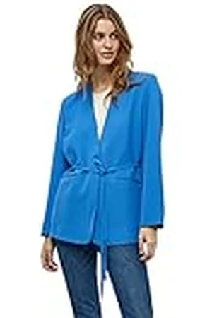 Peppercorn Mirell Blazer | Blauwe blazer voor dames | Lente damespakken & blazers | Maat XXL