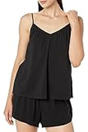 Amazon Dames gebreide jersey cami-korte pyjamaset, , M