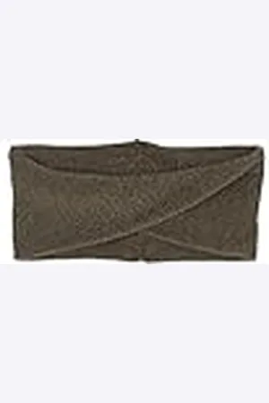 Sterntaler Strick-Stirnband Wickeloptik Winterarmband voor kinderen en meisjes, donkergrün, 57, , 57