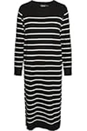 Pieces® Pcjoy Ls O-Neck Knit Midi Jurk Mm, , L