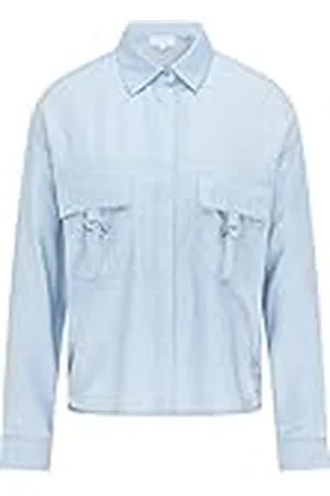 USHA Dames 196024_Lichtblau_L_19610931 Blouse, L