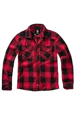 Brandit Kids Check Shirt met lange mouwen, verschillende kleurvarianten, maten S (122/128) tot XXL (170/176), , 134/140 cm