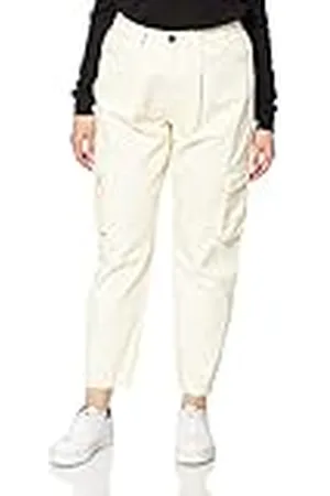 Urban classics Dames Ballon Fit Cargo Twill Broek Slacks, , 29W