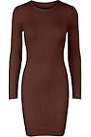 Pieces® Dames PCCRISTA LS O-Neck Knit Dress NOOS 17115048, , S