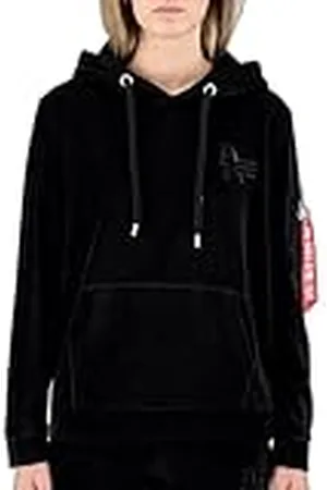 Alpha Industries Terry Hoody Sweat met capuchon voor dames Black