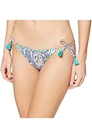 Seafolly Dames Zomer Chintz Braziliaanse Tie Side Bikinibroek, , 34