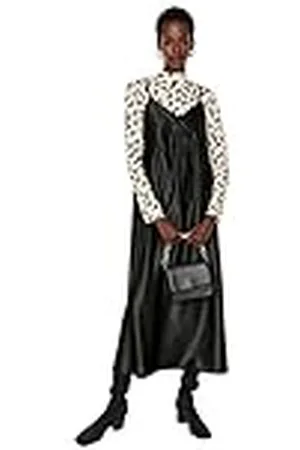 Trendyol Vrouwen ontwerp maxi standaard scoop hals gebreide jurk dames, , XL