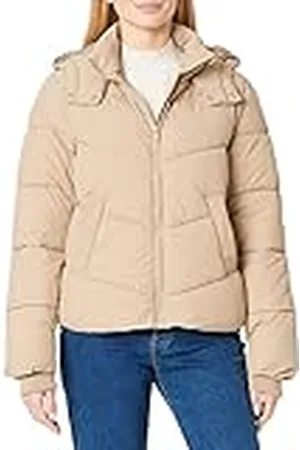 Pieces® Short Puffer Jacket, , M